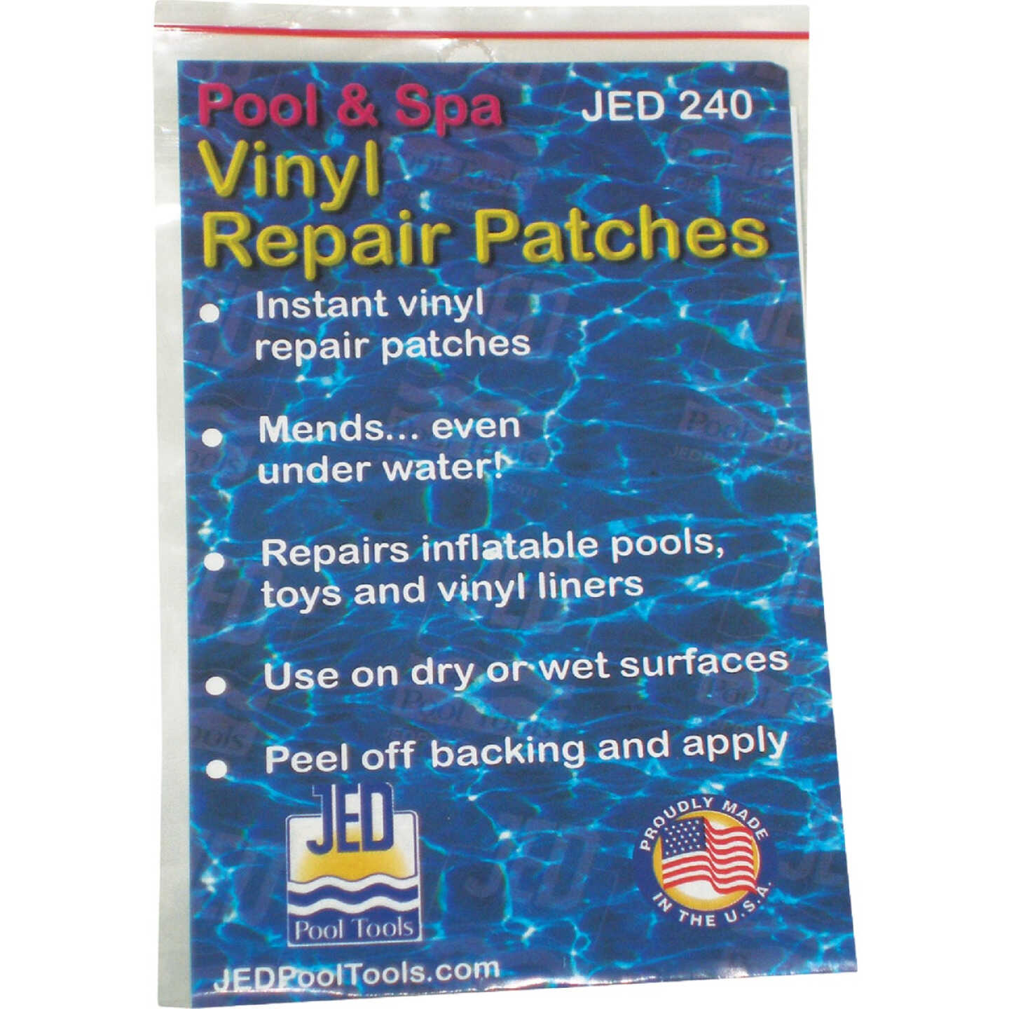 JED Pool Vinyl Peel N Patch Pool Repair Kit (6-Count) Image 1