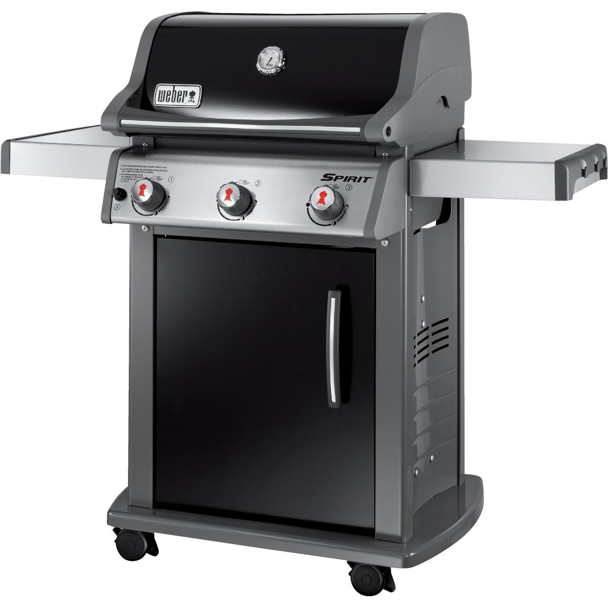 Weber Spirit E-310 3-Burner Liquid Propane Gas Grill, Black Image 5