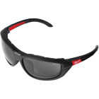 Milwaukee Red & Black Frame Gasketed High Performance Safety Glasses with Tinted & Polarized Lenses Image 1