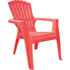 Adams Kids Red Resin Adirondack Chair Image 1