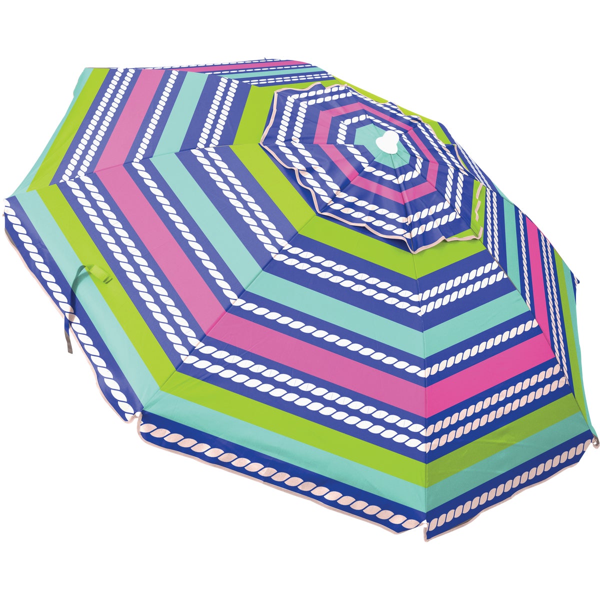 Rio Brands Wave Beach 8 Ft. 90G Oxford Beach Umbrella Image 2