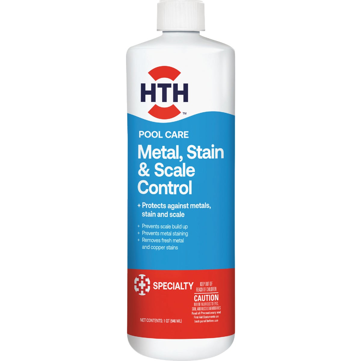 HTH Pool Care 1 Qt. Liquid Metal, Stain & Scale Control