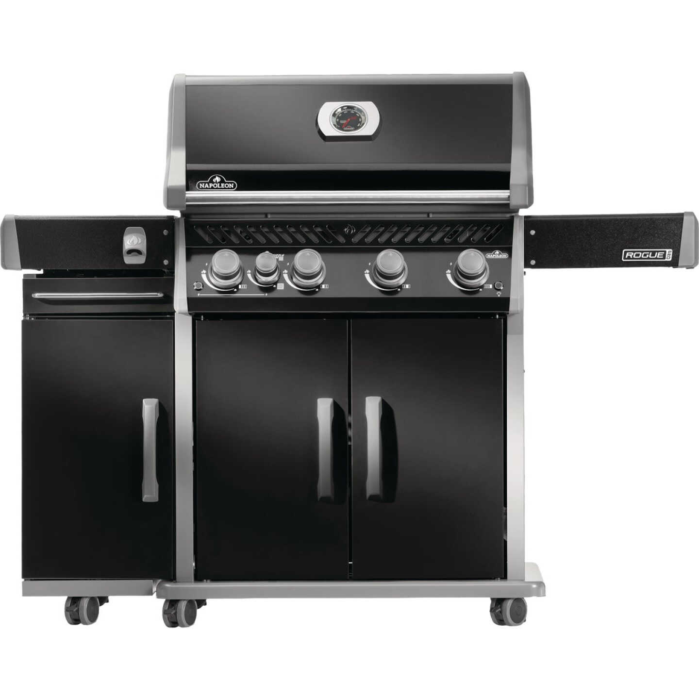 Napoleon Rogue PRO Black Under Grill Storage Cart Image 3
