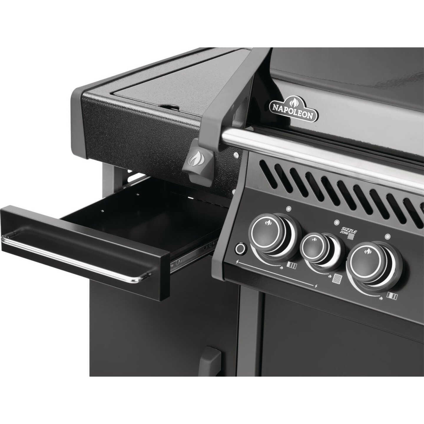 Napoleon Rogue PRO Black Under Grill Storage Cart Image 5