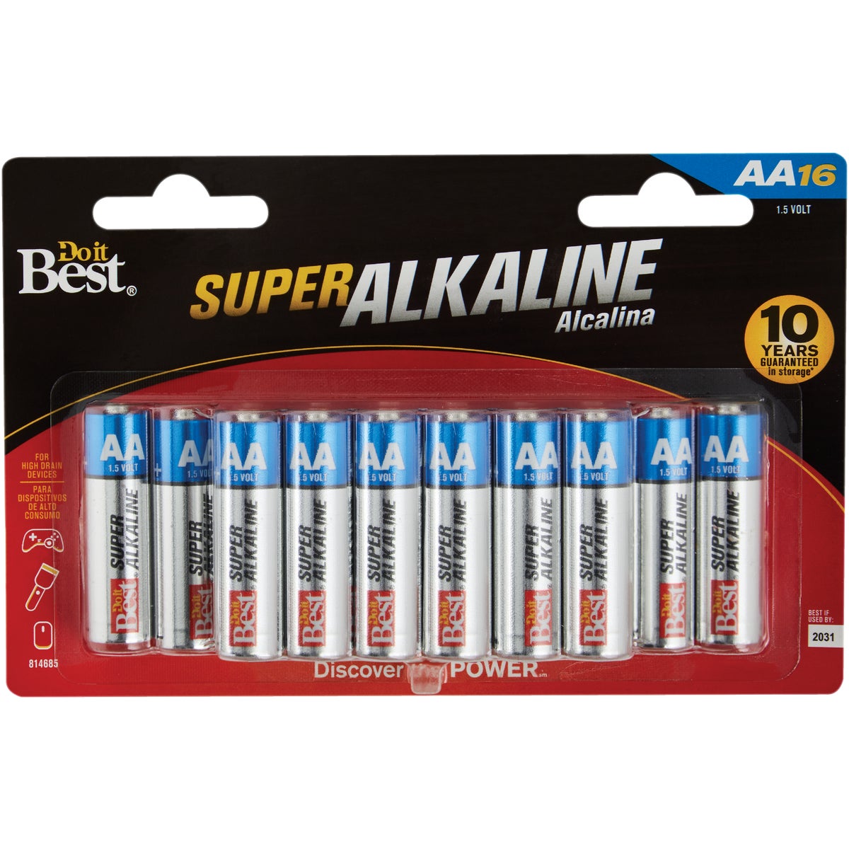 Do it Best AA Alkaline Battery (16-Pack) Image 1