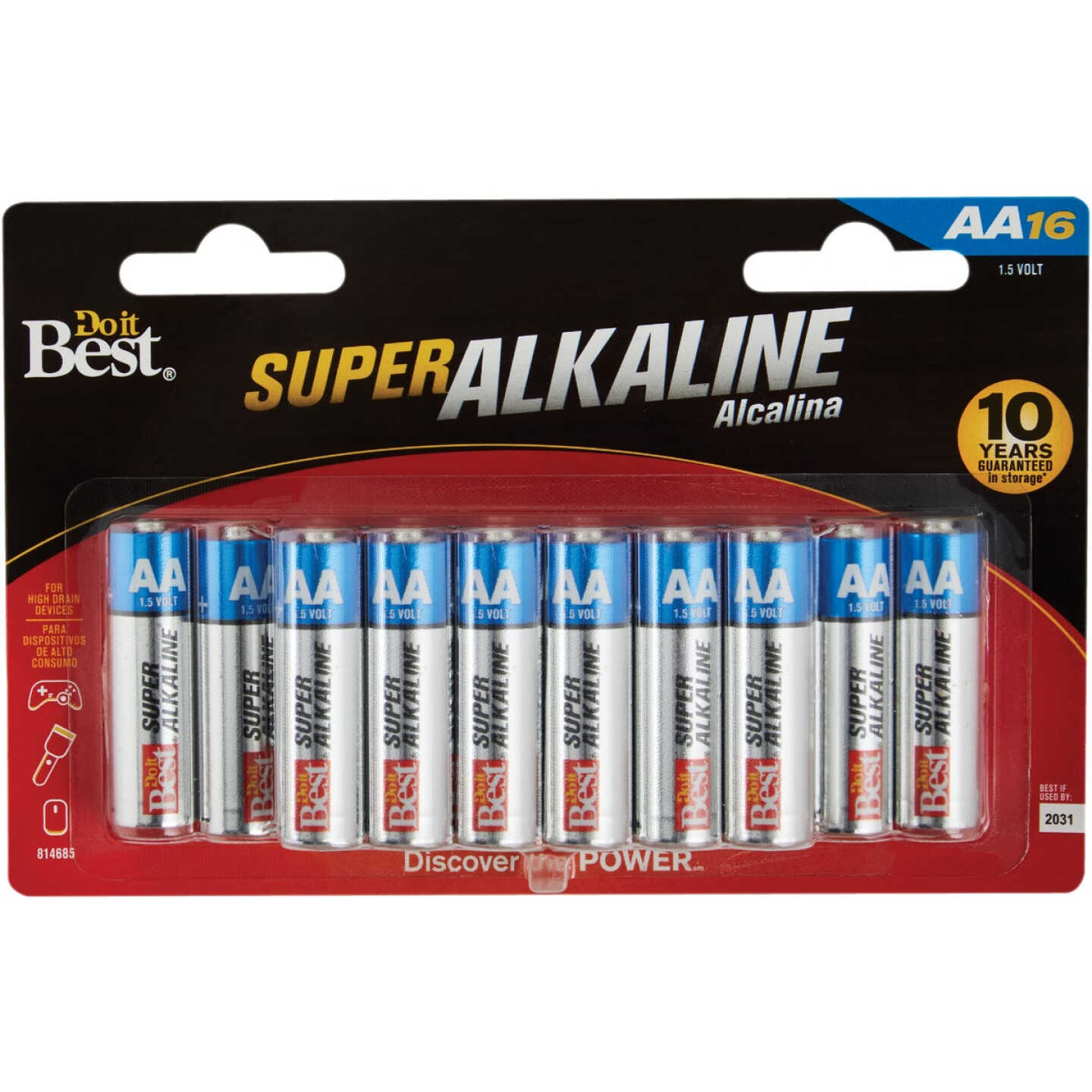 Do it Best AA Alkaline Battery (16-Pack) Image 1