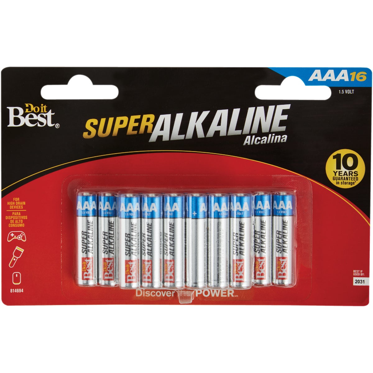 Do it Best AAA Alkaline Battery (16-Pack) Image 1