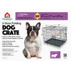KennelMaster 17 In. W. x 19 In. H. x 24 In. L. Folding Kennel Crate Image 2