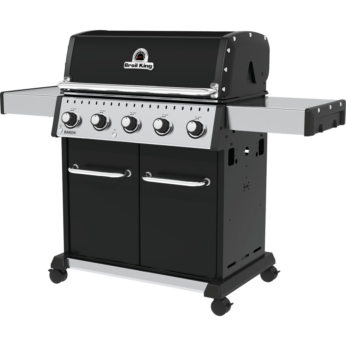 Broil King Baron 520 Pro 5-Burner Black 45,000 BTU LP Gas Grill Image 3