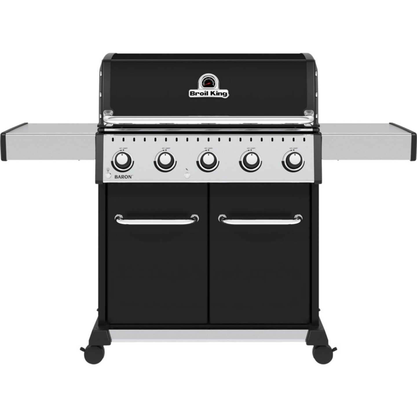Broil King Baron 520 Pro 5-Burner Black 45,000 BTU LP Gas Grill Image 1