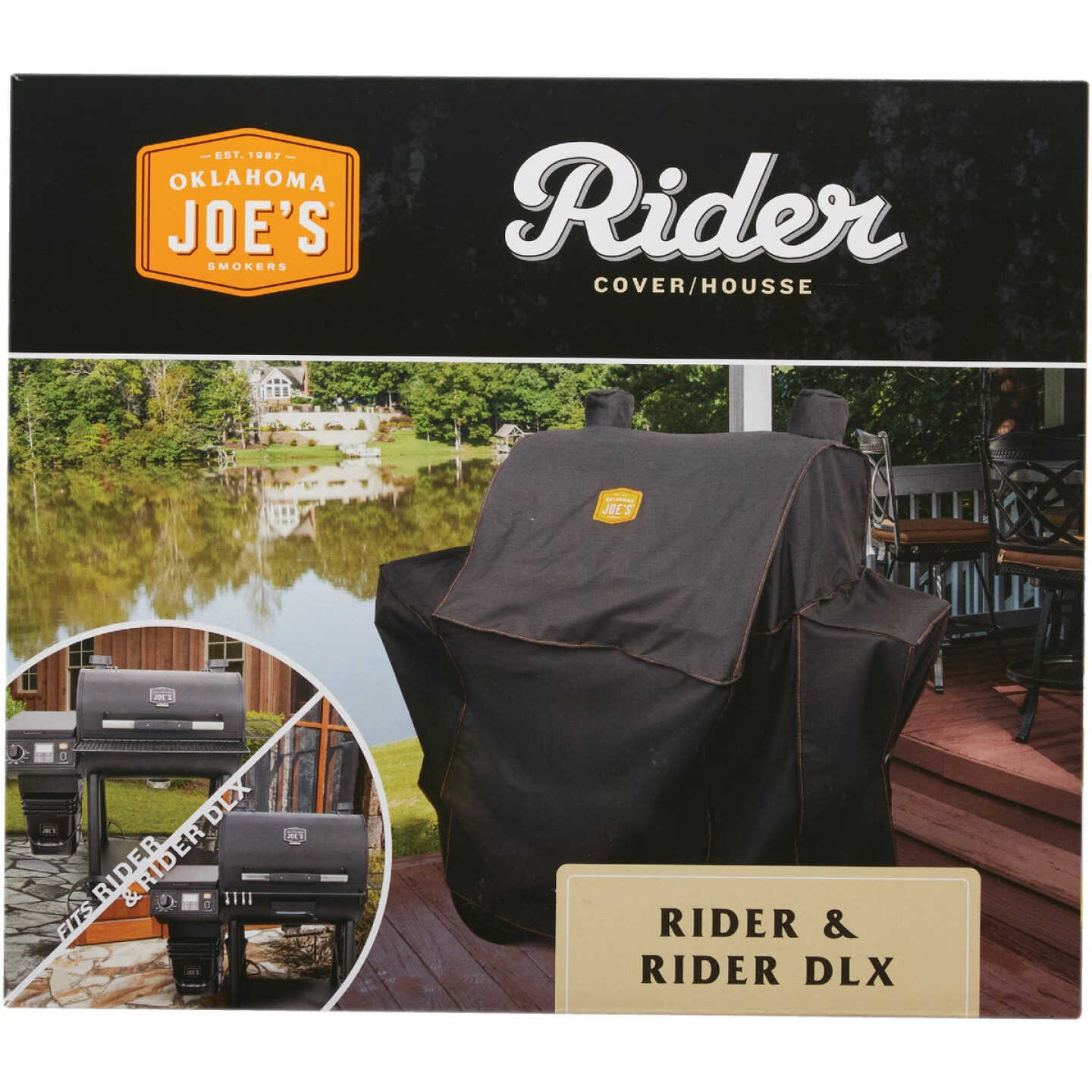 Oklahoma Joe's Black Rider & Rider DLX Pellet Grill Cover Image 2