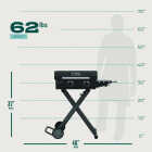 Char-Broil Performance Series 22 In. 2-Burner Propane Gas Griddle with Folding Cart Image 2