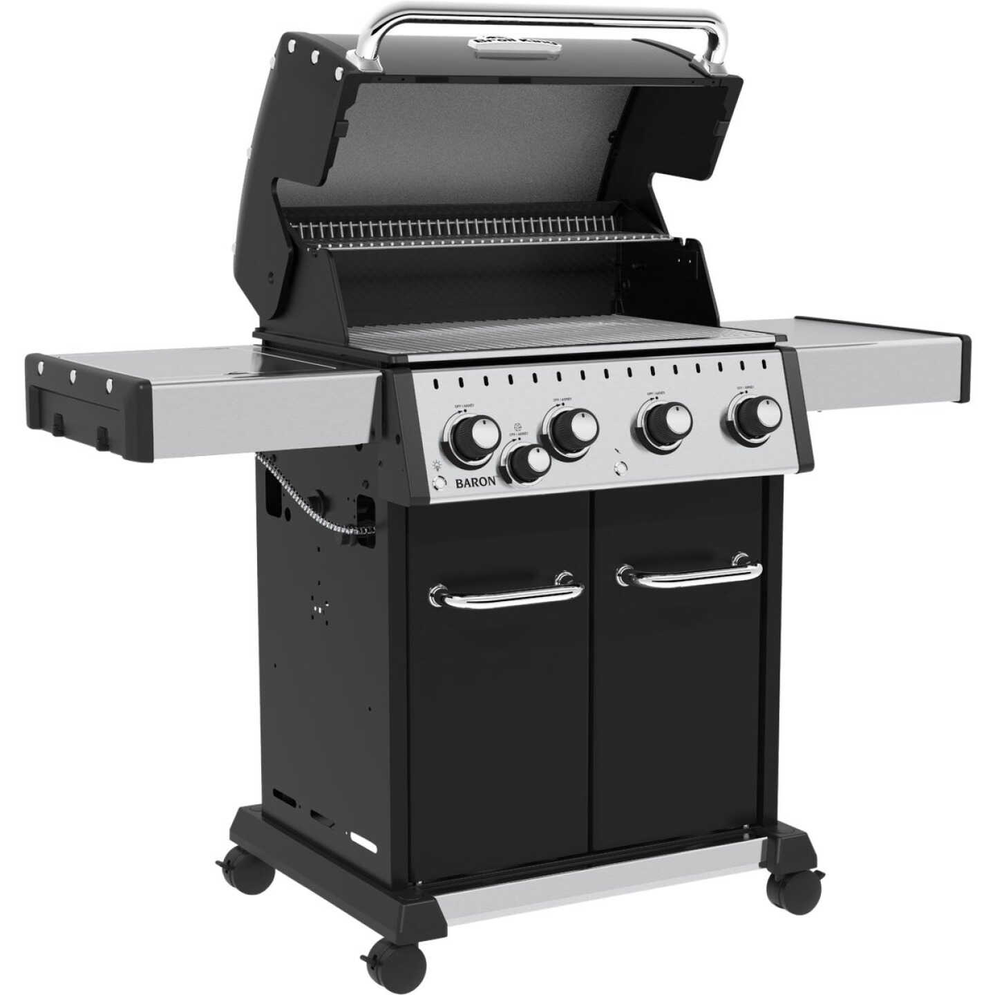 Broil King Baron 440 Pro 4-Burner Black 40,000 BTU LP Gas Grill Image 3