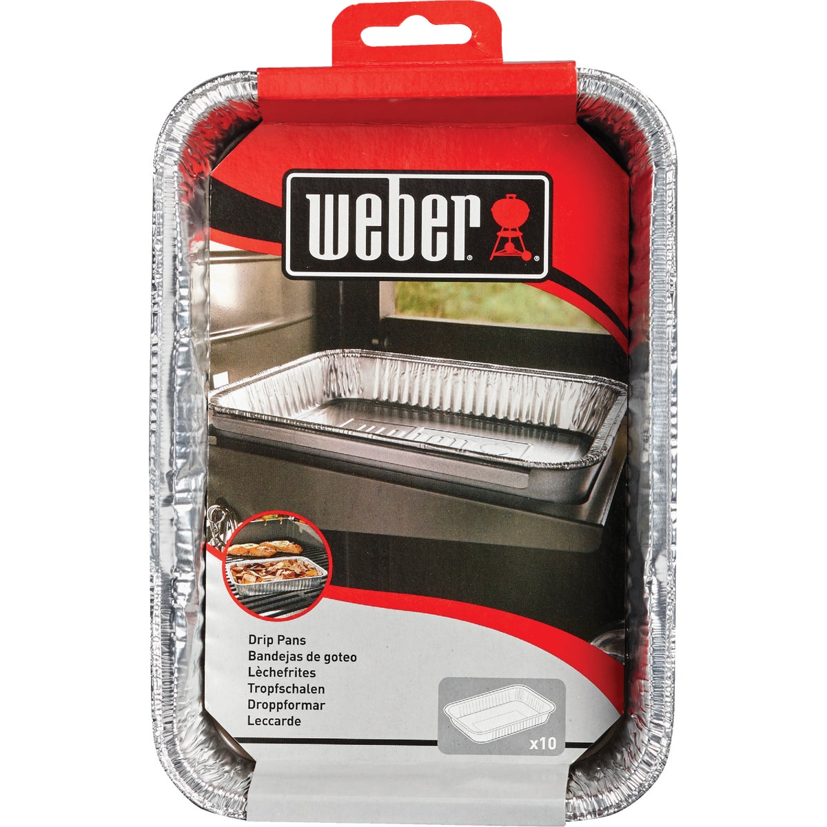 Weber Small Aluminum Drip Pan (10-Pack) Image 2