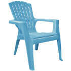 Adams Kids Pool Blue Resin Adirondack Chair Image 1