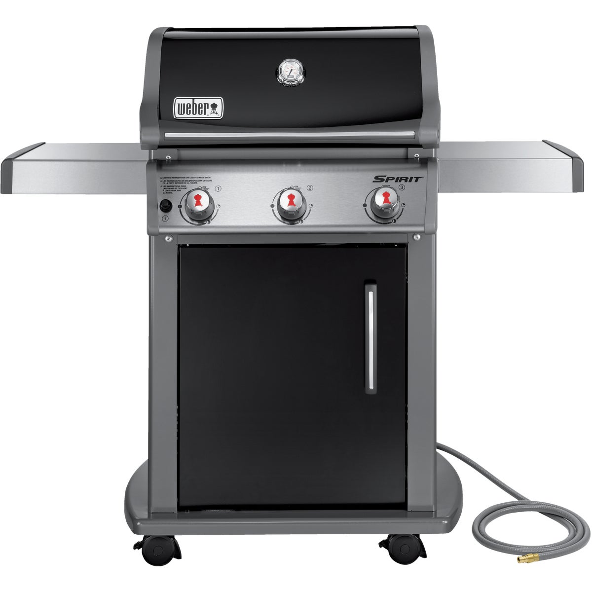 Weber Spirit E-310 3-Burner Natural Gas Grill, Black Image 3