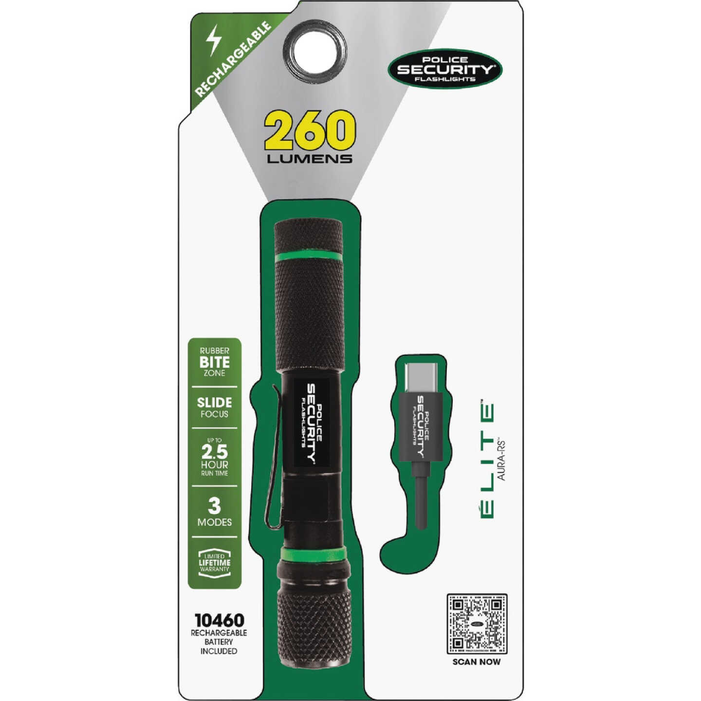 Police Security Aura-RS 260 Lm. LED Rechargeable Penlight Image 4