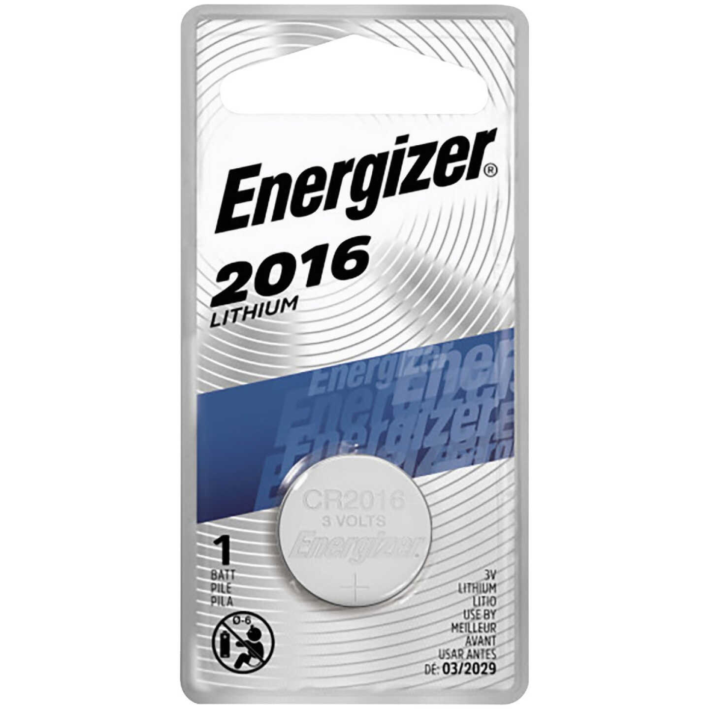 Energizer 2016 Lithium Coin Cell Battery Image 1