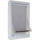 Ideal Pet 10-1/2 In. x 15 In. Extra Large Plastic White Pet Door Image 1