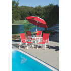 34" WHITE SQUARE TABLE Image 5