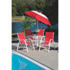 34" WHITE SQUARE TABLE Image 7