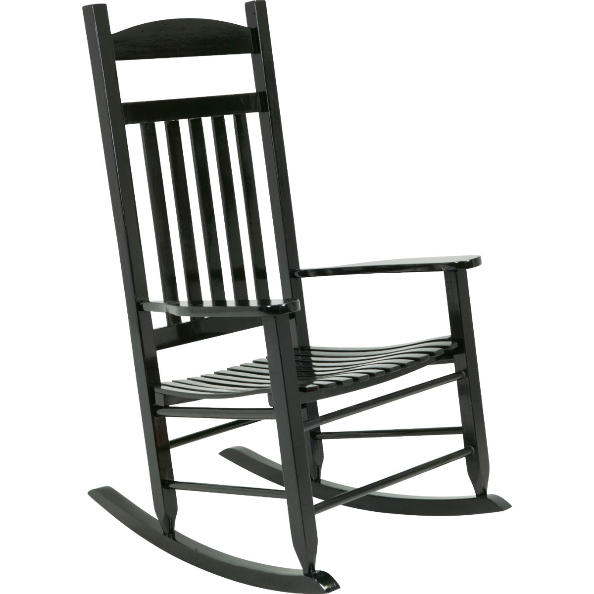 Knollwood Black Wood Mission Rocking Chair Image 5