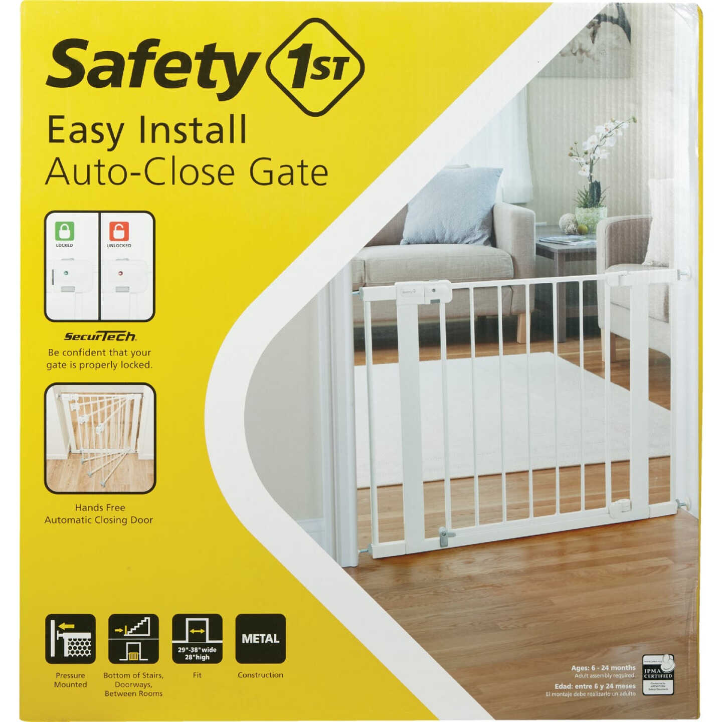 Safety 1st Easy Install Auto-Close Safety Gate Image 1
