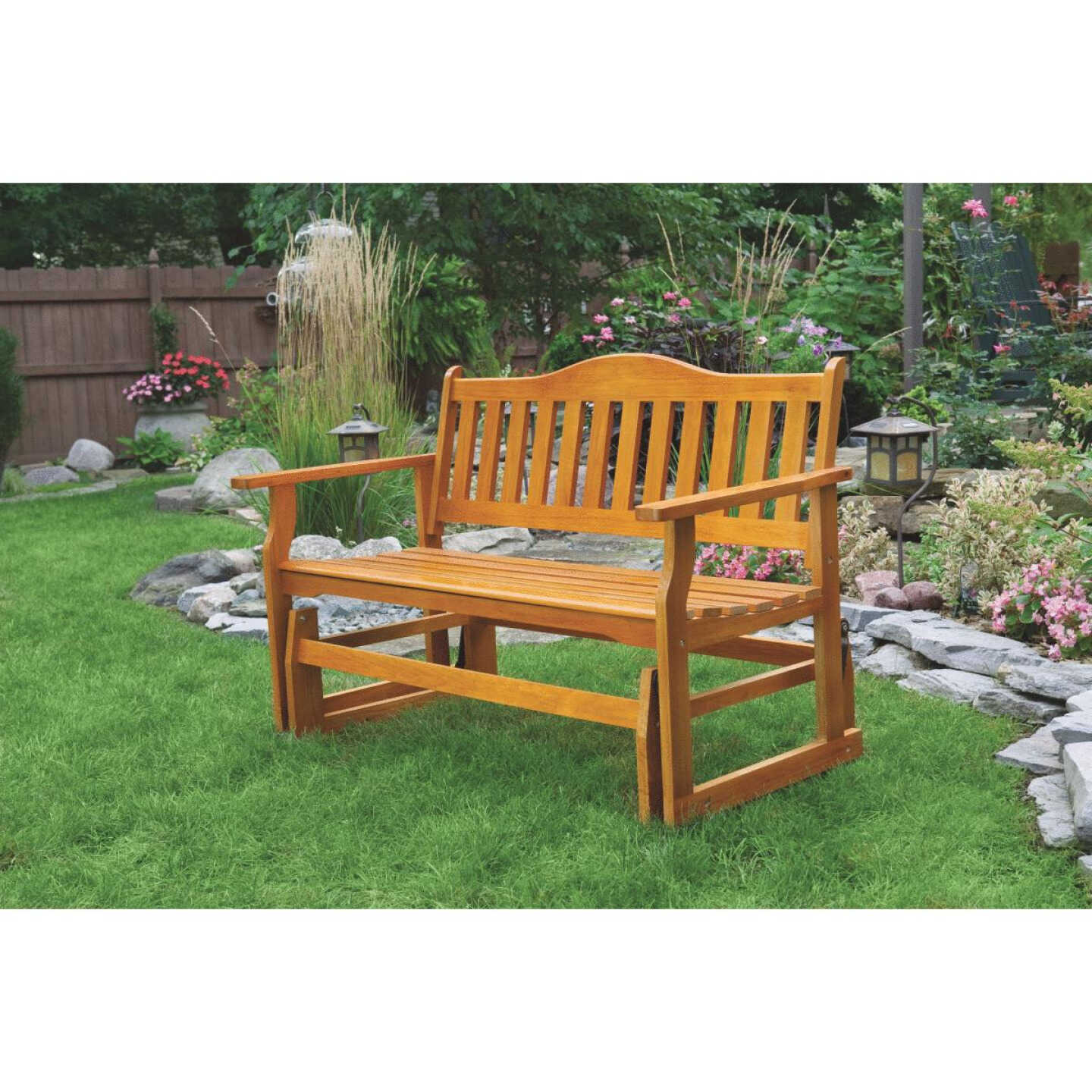 WOOD GLIDER BENCH Image 6