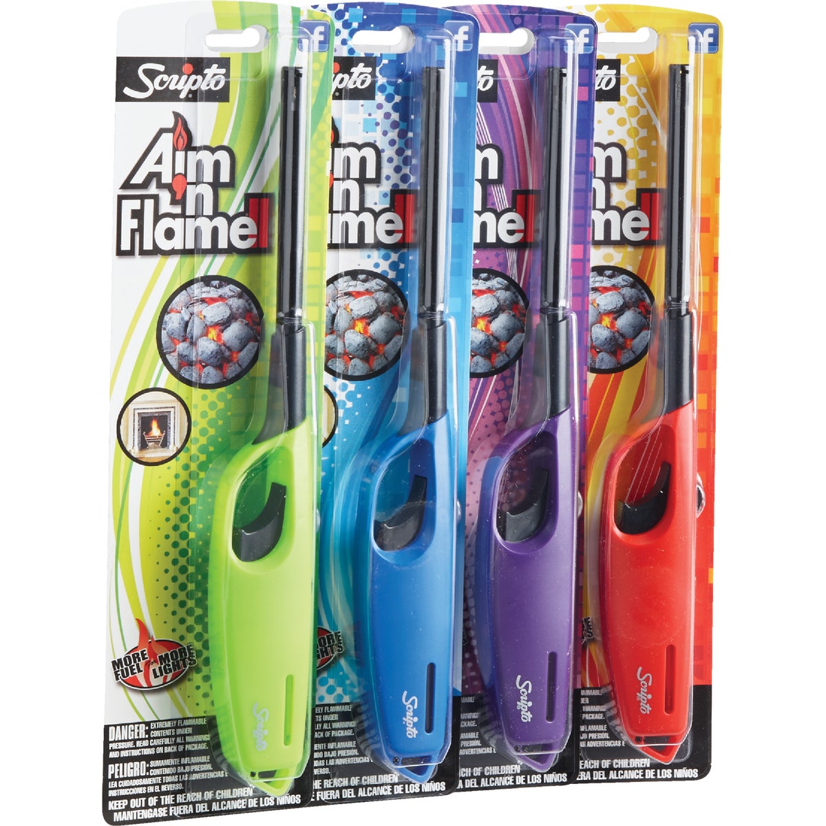 Scripto Aim 'n Flame MAX Nonrefillable Straight Stem Butane Lighter Image 3