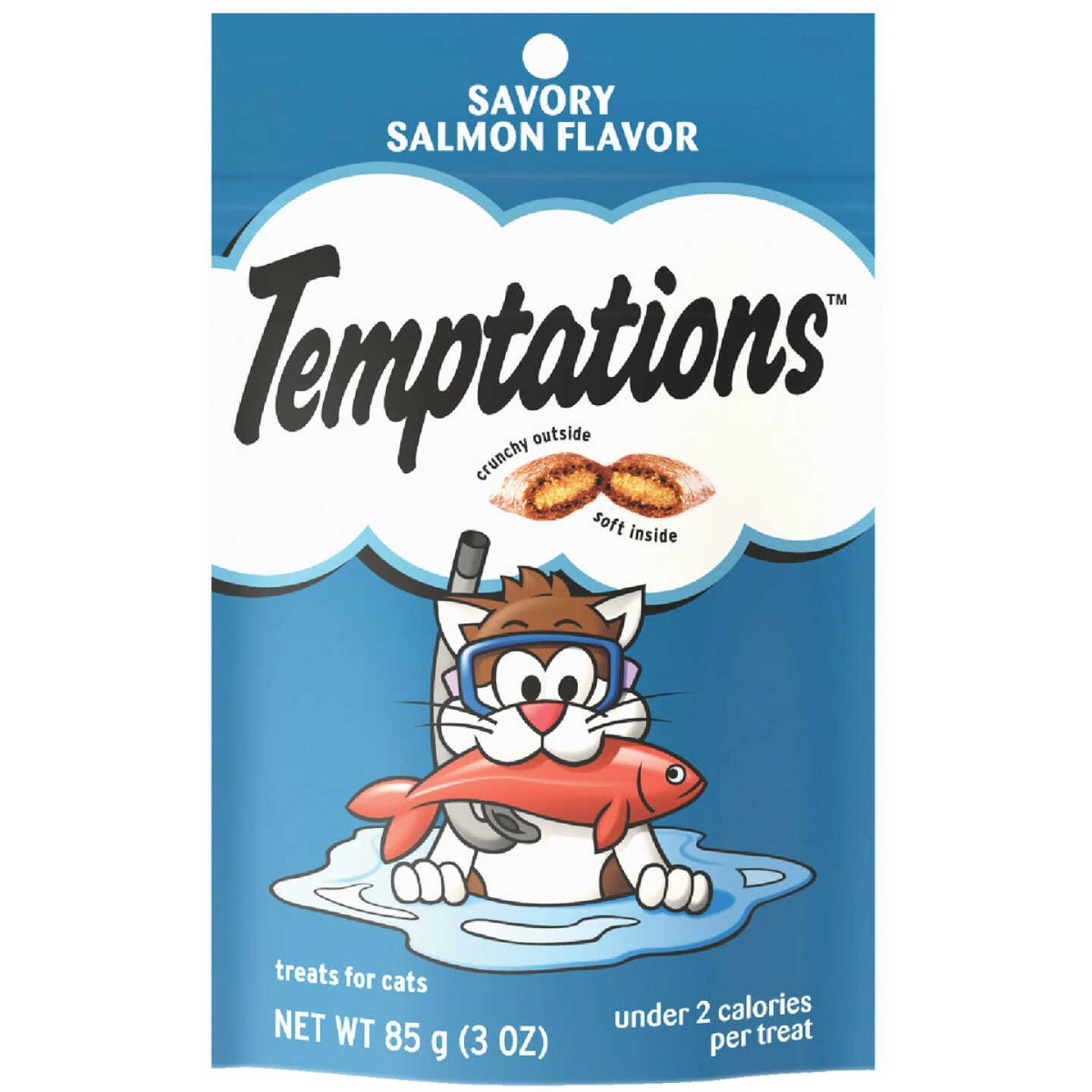 Temptations Savory Salmon 3 Oz. Cat Treat Image 1