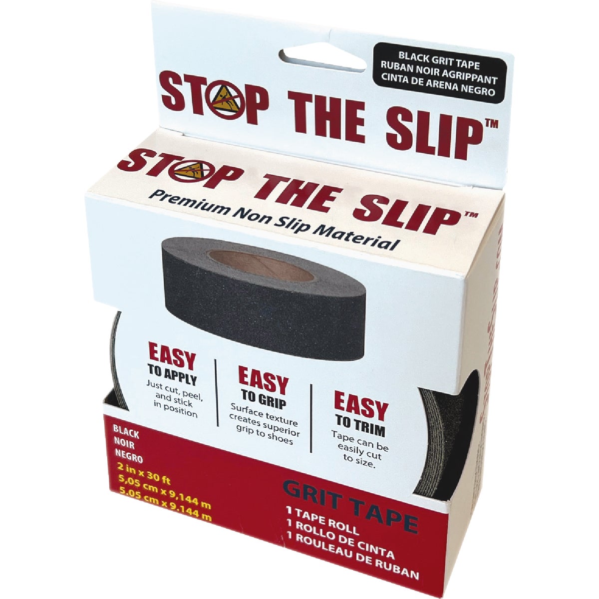 Stop The Slip 2 In. x 30 Ft. Black Non-Slip Grit Tape Image 2