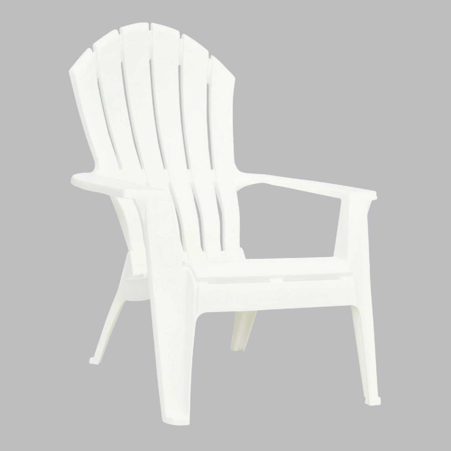 Adams RealComfort White Resin Adirondack Chair Image 1