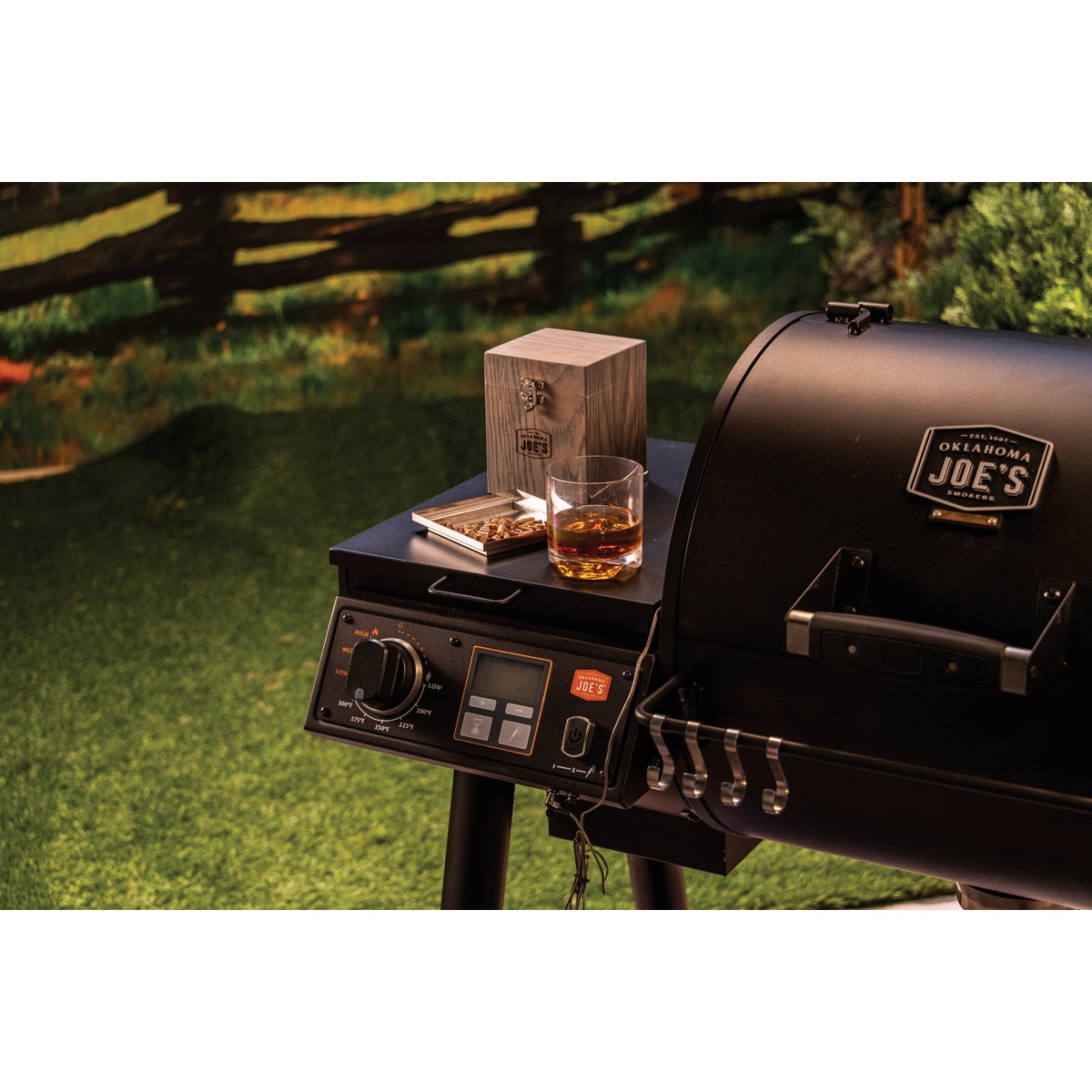 Oklahoma Joe's 5.5 In. Wood Cocktail Smoking Box Image 4