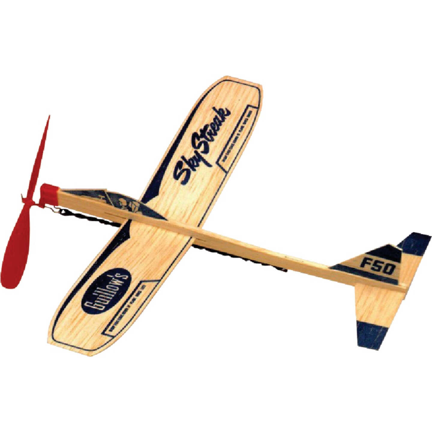 Paul K Guillow Sky Streak 12 In. Balsa Wood Glider Plane Image 1