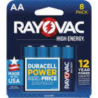 Rayovac High Energy AA Alkaline Battery (8-Pack) Image 1