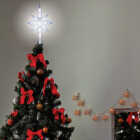 Alpine Transparent LED 11 In. Star Christmas Tree Topper Image 2