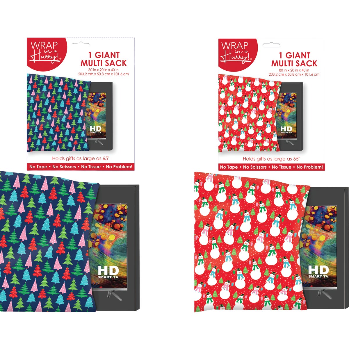 Paper Images 80 In. x 40 In. x 20 In. Plastic Gift Sack