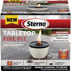 Sterno Small Onyx with Black Lid Tabletop Fire Pit Image 6