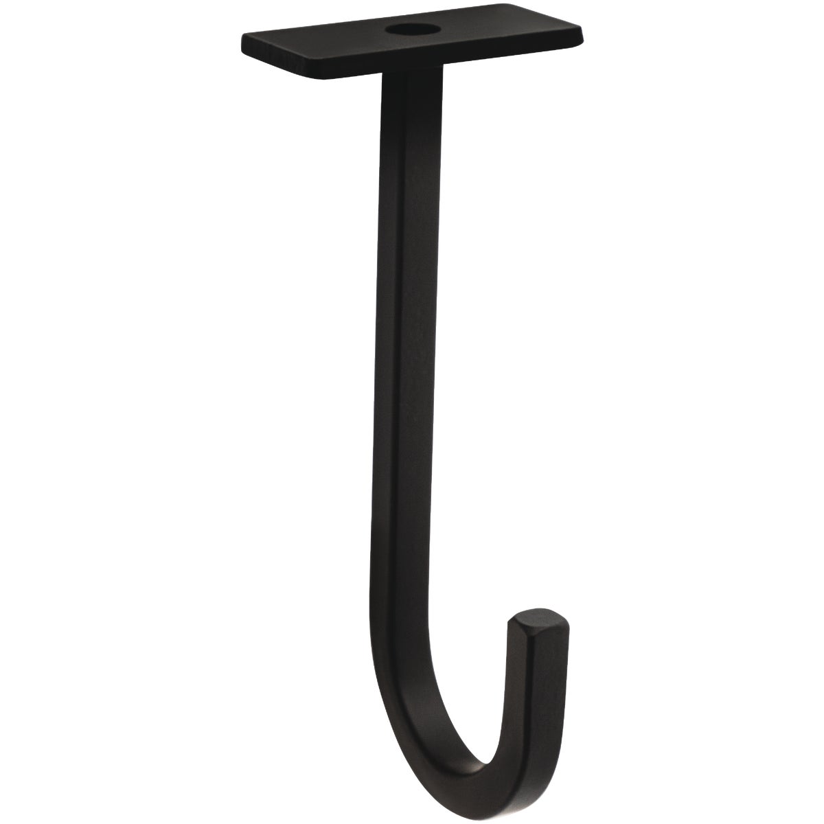 National Hardware 5 In. Black Steel Long Ceiling Plant Hook Image 1