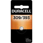 Duracell 309/393 Silver Oxide Button Cell Battery Image 1
