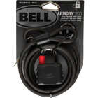 Bell Sports 6 Ft. x 8mm Armory Coiling Cable Bicycle Lock Image 1