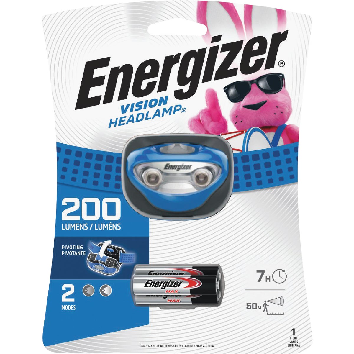 Energizer Vision 200 Lm. LED 3AAA Headlamp Image 1