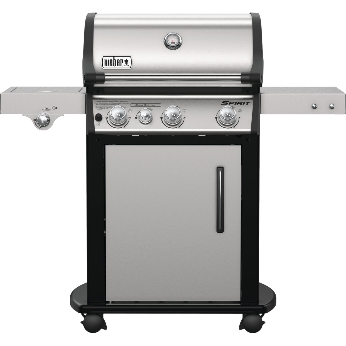 Weber Spirit SP-335 3-Burner Liquid Propane Gas Grill, Stainless Steel