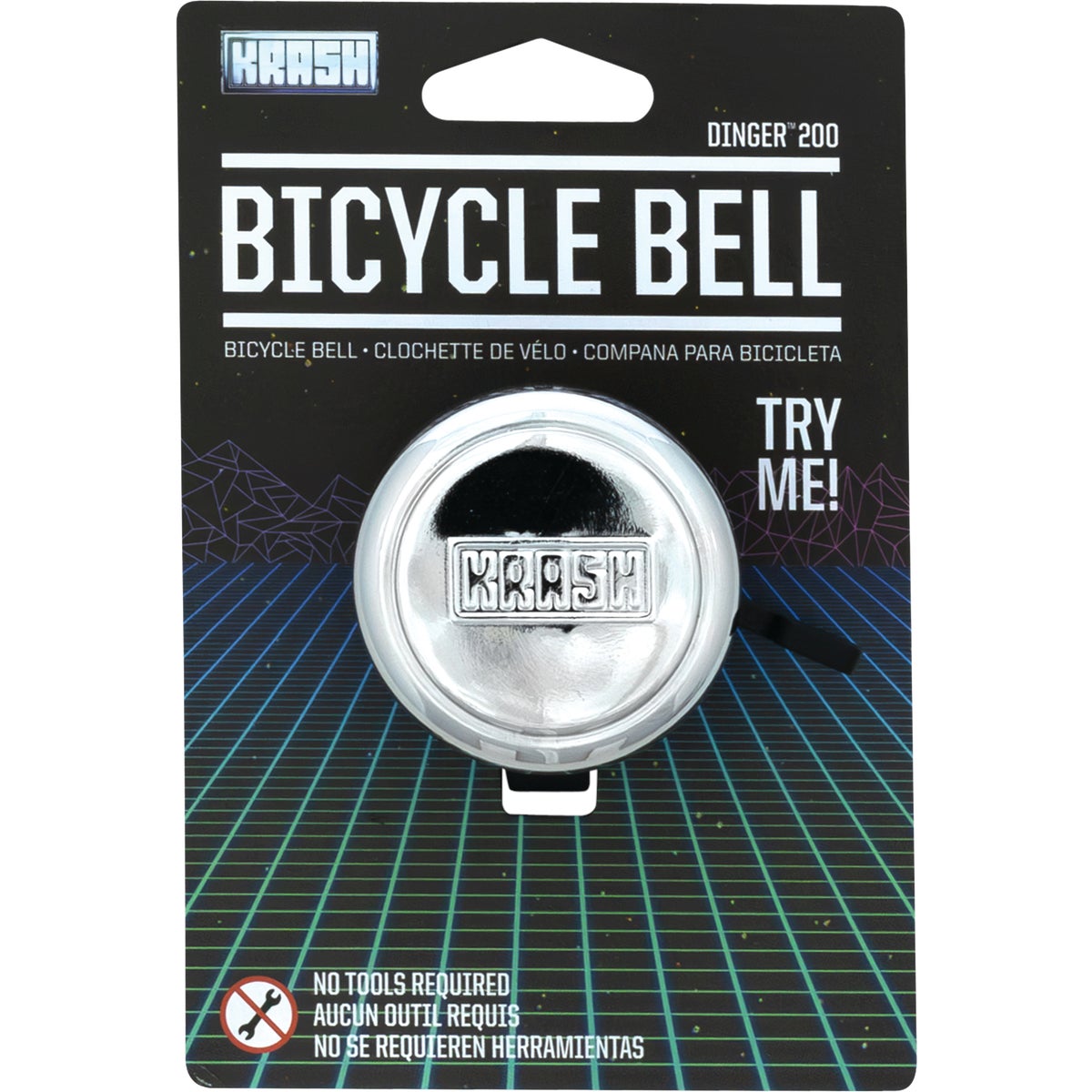 Krash Chrome-Plated Bicycle Bell