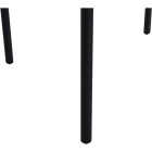 Sunjoy 46 In. Round Heavy-Duty Black Steel Dining Table Image 7