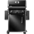 Napoleon Rogue 425 3-Burner with Cast Iron Grids LP Gas Grill, Black Image 6