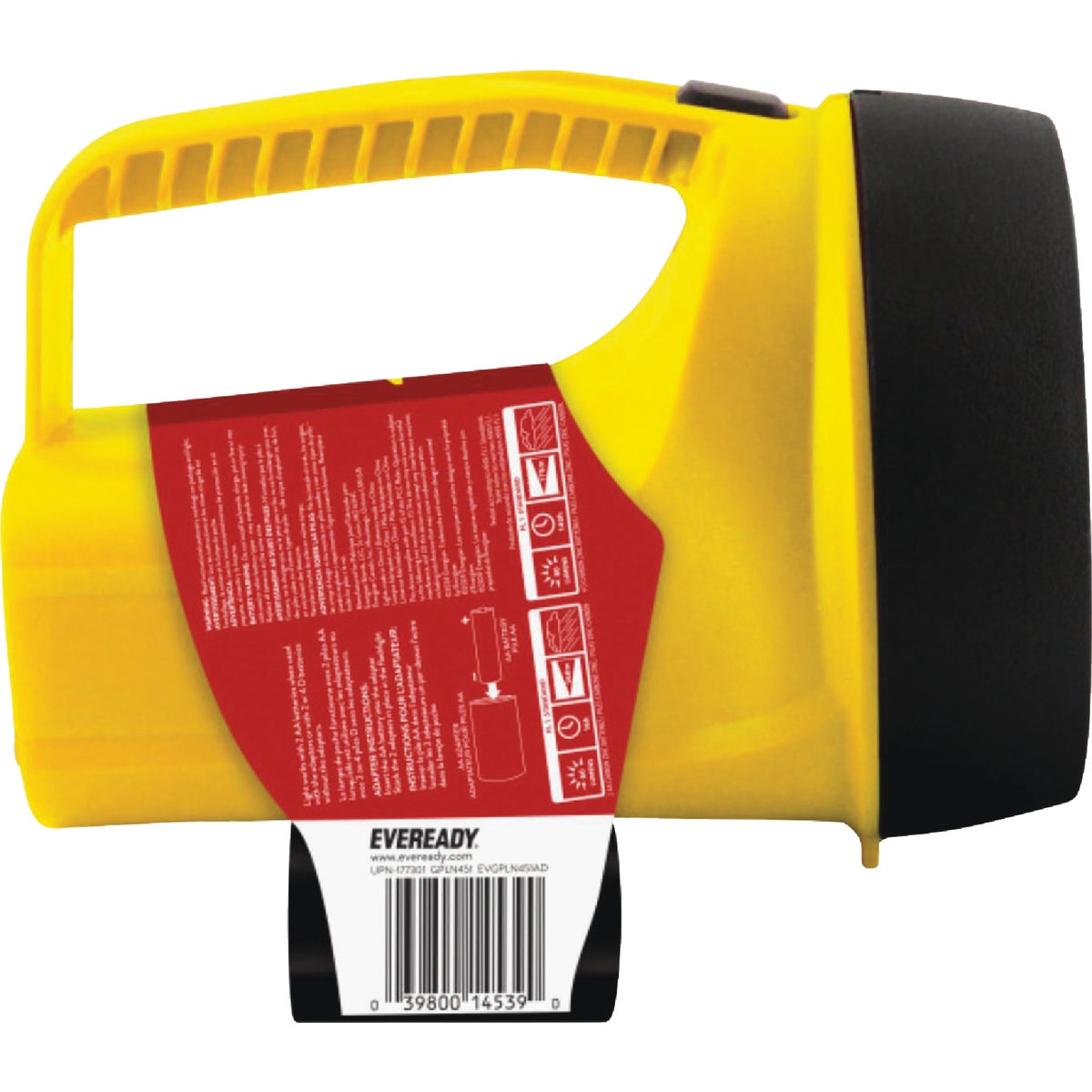 Eveready Readyflex 7.3 In. L. x 5.12 In. Dia. Yellow Plastic Utility LED Lantern Image 2