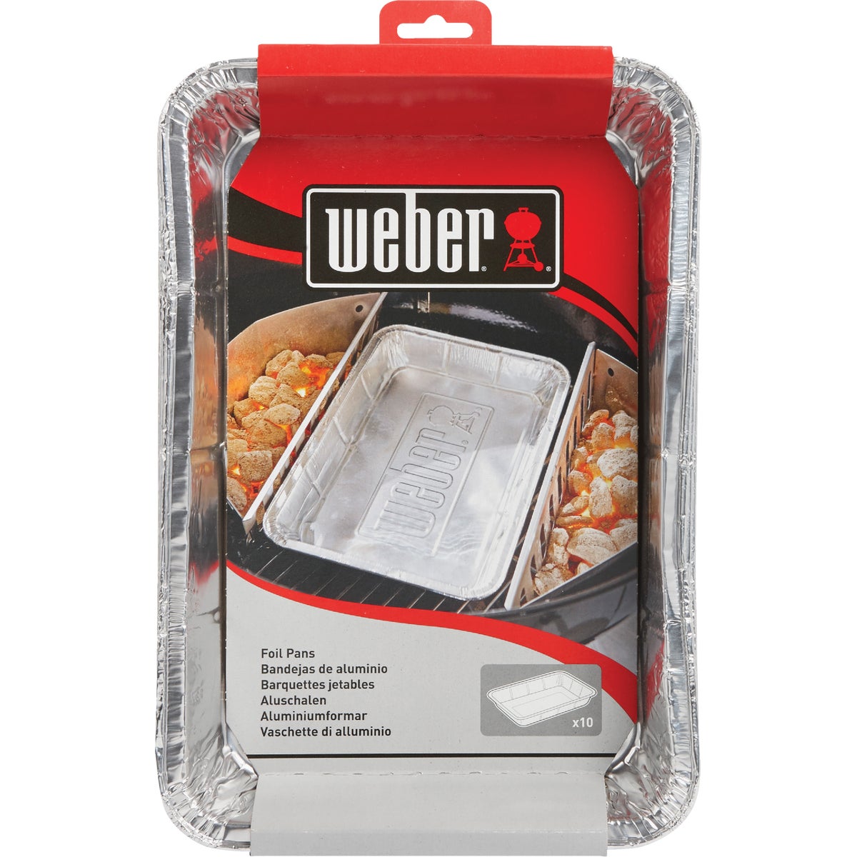 Weber Large Aluminum Drip Pan (10-Pack) Image 2