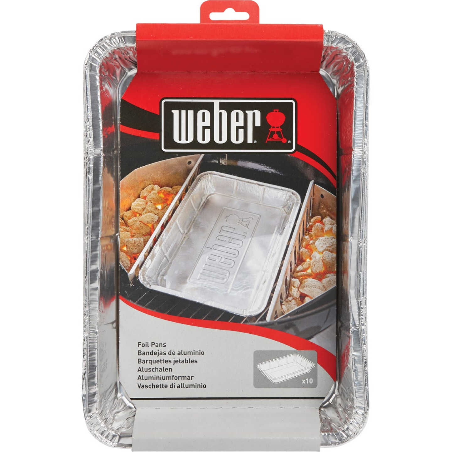 Weber Large Aluminum Drip Pan (10-Pack) Image 2