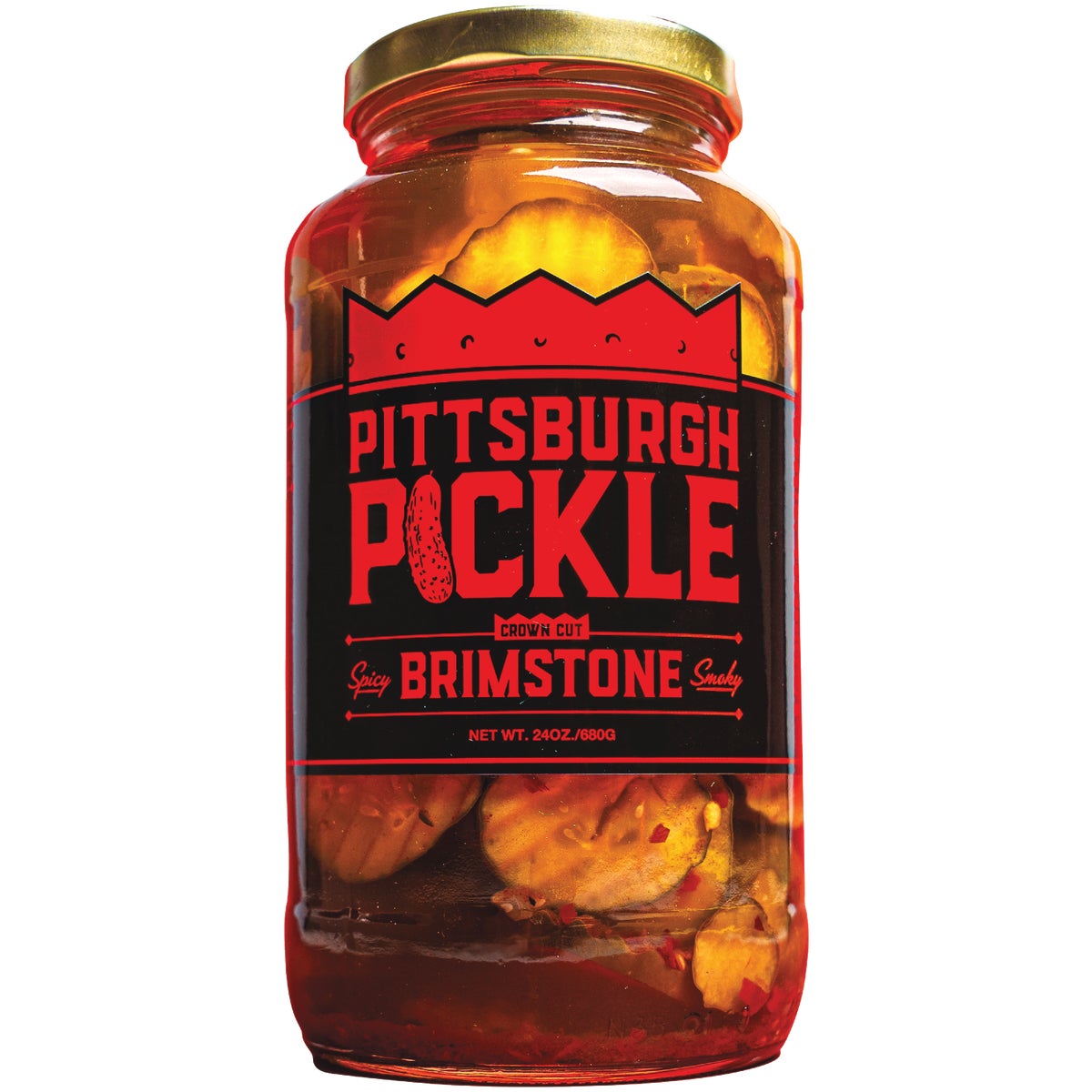 Pittsburgh Pickle Company Brimstone 24 Oz. Pickle Chips